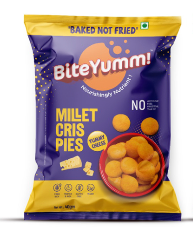 BiteYumm Millet Crispies - Yummy Cheese